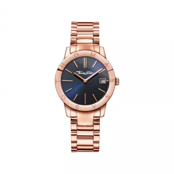 THOMAS SABO Moteriškas laikrodis WA02152652093 33mm Rožinis auksas Nerūdijantis plienas Tinklelis