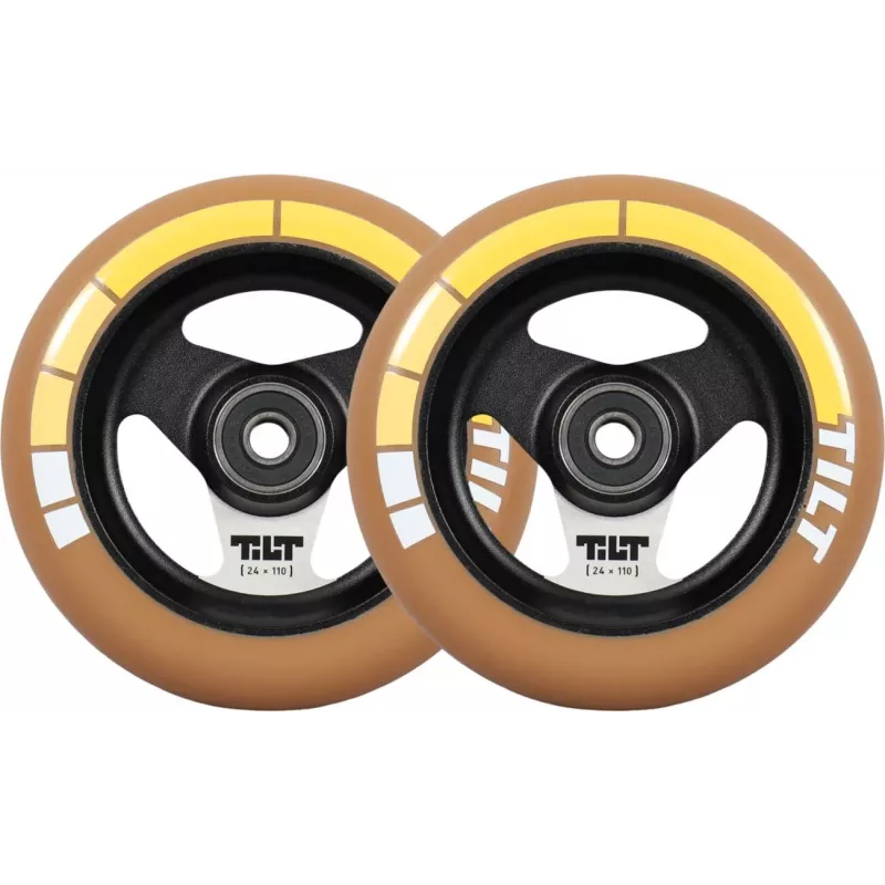 Tilt Stage I Pro Scooter Wheels 2-Pack Red Stripe