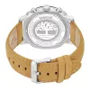 TIMBERLAND vyriškas analoginis kvarcinis laikrodis TDWGF0074901 - mėlynas ciferblatas, ruda odinė apyrankė, 46mm
