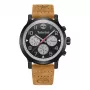 Timberland Men's Watch Henniker II TDWGF0028902 46mm Stainless Steel Brown Leather