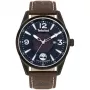 TIMBERLAND Vyriškas Laikrodis TBL16004JYU03 43mm Mėlynas Ciferblatas Ruda Odinė Juosta