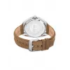 Timberland vyriškas laikrodis TDWGF2200903 45mm nerūdijantis plienas ruda oda