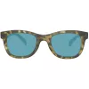 Timberland TB9080-5055R Vyrų poliarizuoti kvadratiniai akiniai nuo saulės, matinė juoda/žalia, 55 mm