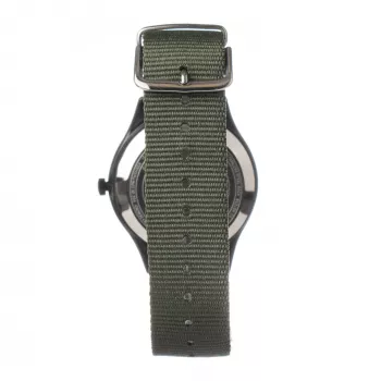 TIMEX Expedition North Field Post Vyriškas analoginis kvarcinis laikrodis 41mm Žalias ciferblatas Ruda odinis dirželis TW2V11000LG