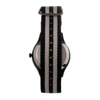 TIMEX Expedition North Field Post vyriškas mechaninis rankinis laikrodis 41 mm nerūdijančio plieno korpusas, juodas ciferblatas, ruda odinis dirželis TW2V10600LG