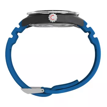 Timex Expedition North Field Post Solar vyriškas laikrodis TW2Y02500 - 43 mm juodas ciferblatas, žalias audinio dirželis, safyro stiklas