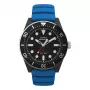 Timex Expedition North Field Post Solar vyriškas laikrodis TW2Y02500 - 43 mm juodas ciferblatas, žalias audinio dirželis, safyro stiklas