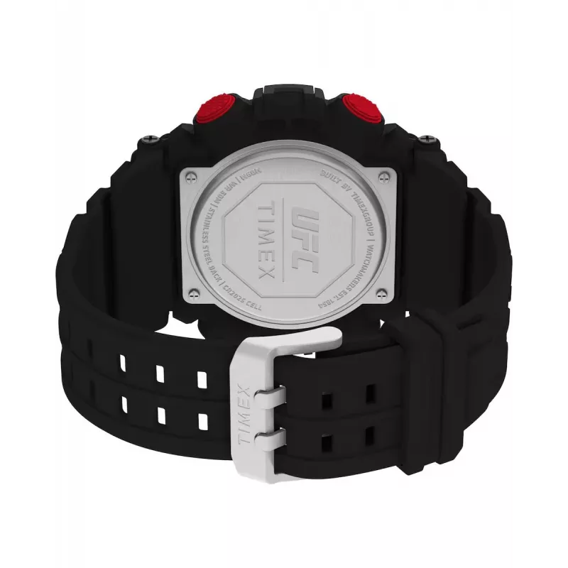 TIMEX Vyriškas Skaitmeninis Kvarcinis Laikrodis TW5M53700 50mm Juodas Derva Silikonas