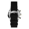 Timex Men's Expedition Scout TW2W60300A analoginis kvarcinis laikrodis - 43mm, juodas ciferblatas, rudas odinis dirželis, INDIGLO naktinis apšvietimas