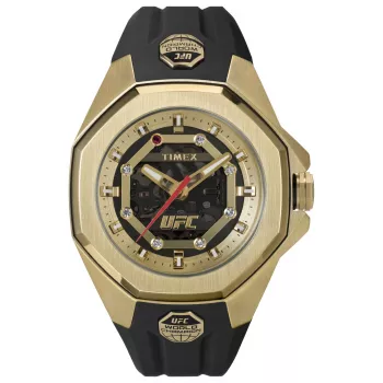 TIMEX Vyriškas lauko laikrodis TW2V86500 - 45mm nerūdijančio plieno korpusas, žalias audinio dirželis, saulės kvarcas, 100m atsparumas vandeniui