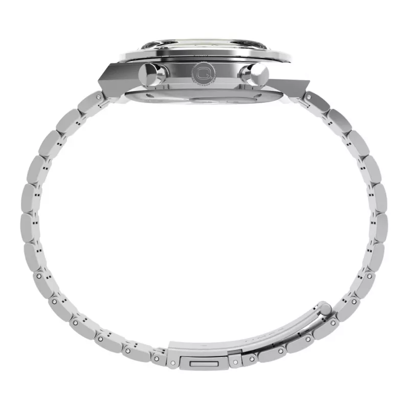 Timex vyriškas TW2V42600 40mm kvarcinis laikrodis su žaliu ciferblatu ir rudu odiniu dirželiu