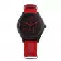 TIMEX vyrų laikrodis TW2V10900LG 41mm žalias odinis dirželis juodas ciferblatas