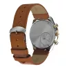 Timex TW2W64400 Vyriškas lauko laikrodis 42mm juodas ciferblatas rudo odos dirželis