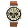 Timex TW2W64400 Vyriškas lauko laikrodis 42mm juodas ciferblatas rudo odos dirželis