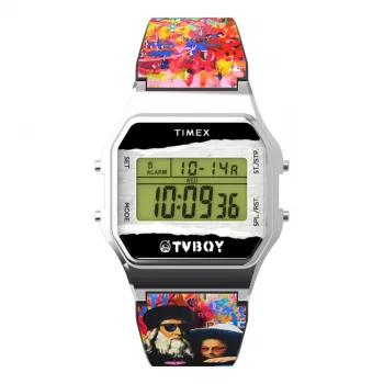 Timex Unisex TW2Y46800 34mm Sidabrinis Mėlynas Nerūdijančio Plieno Kvarcinis Laikrodis