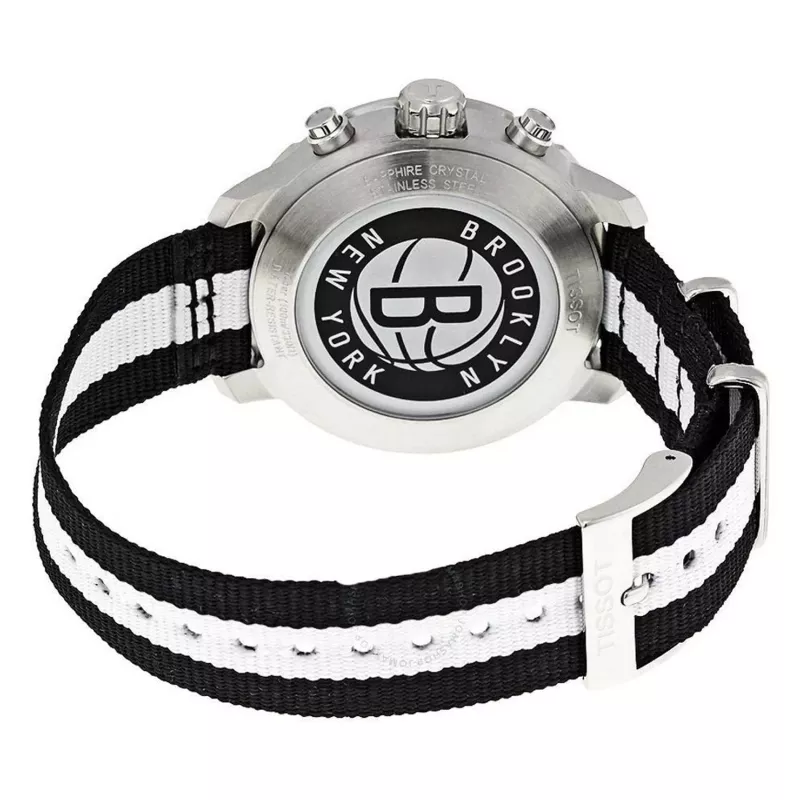 TISSOT T-Sport PRC 200 chronografinis laikrodis 42mm mėlyna guminė apyrankė T095417170371