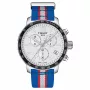TISSOT T-Sport PRS 200 Men's Chronograph Watch 42mm Blue Dial Stainless Steel