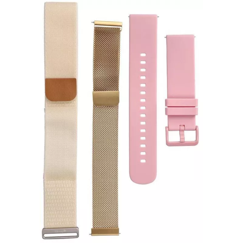 Titmo Loop I-110 Gold išmanioji apyrankė su EKG, HRV, ŠSD, KŠS, SpO2, IP68, Bluetooth