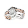 TITONI Vyriškas automatinis laikrodis 83909SRG-063 38,5 mm Rožinio aukso PVD nerūdijantis plienas Sidabrinis ciferblatas Ruda odinė juosta