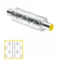 Toko Structurite Roller Yellow - Slidinės pagrindo struktūros volelis 0,3 mm V-struktūra