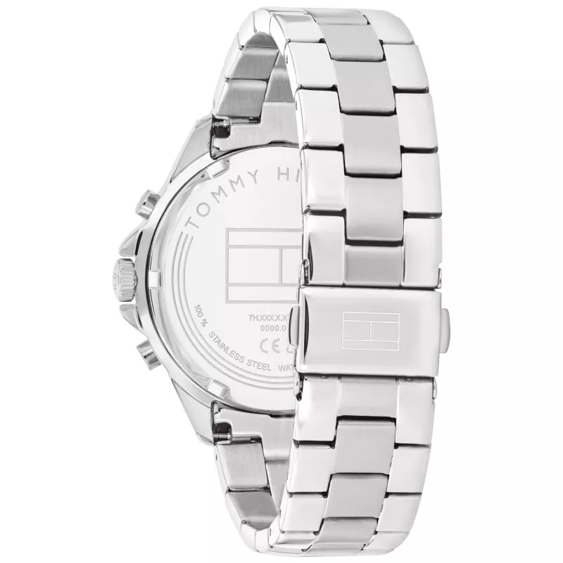 Tommy Hilfiger Damon Vyriškas Kvarcinis Analoginis Laikrodis 40mm Nerūdijantis Plienas Mėlynas Ciferblatas
