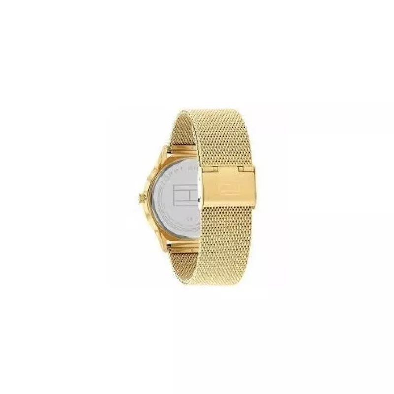 Tommy Hilfiger vyriškas analoginis kvarcinis laikrodis 1710469, 40 mm, mėlynas ciferblatas, ruda odinė juosta