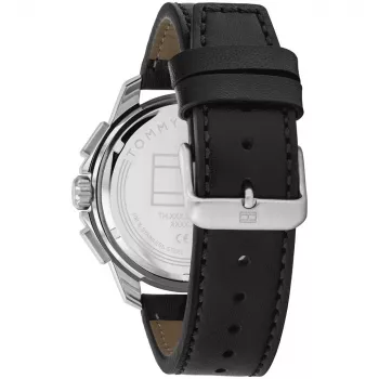 Tommy Hilfiger vyriškas analoginis kvarcinis laikrodis 1710619, 46 mm mėlynas ciferblatas, nerūdijantis plienas