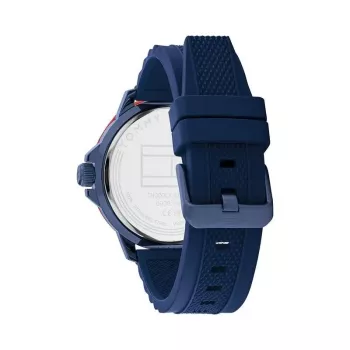 Tommy Hilfiger vyriškas analoginis kvarcinis laikrodis 1792022, 48 mm, nerūdijantis plienas, mėlynas ciferblatas