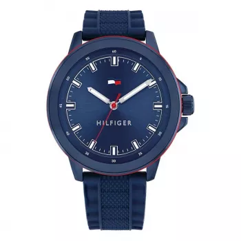 Tommy Hilfiger vyriškas analoginis kvarcinis laikrodis 1792022, 48 mm, nerūdijantis plienas, mėlynas ciferblatas