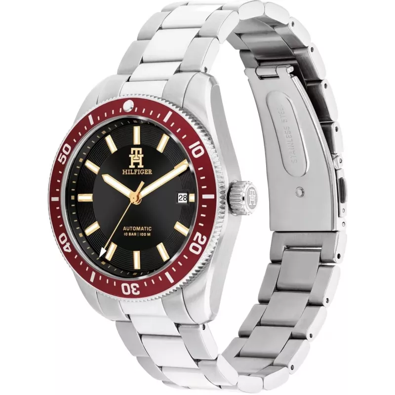 Tommy Hilfiger vyriškas 1792154 kvarcinis nerūdijančio plieno laikrodis 40mm mėlynu ciferblatu