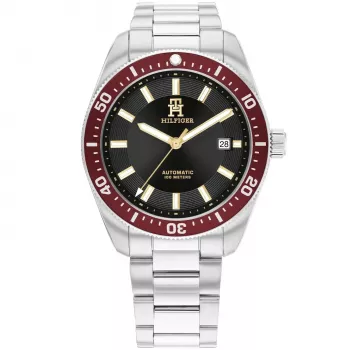 Tommy Hilfiger vyriškas 1792154 kvarcinis nerūdijančio plieno laikrodis 40mm mėlynu ciferblatu