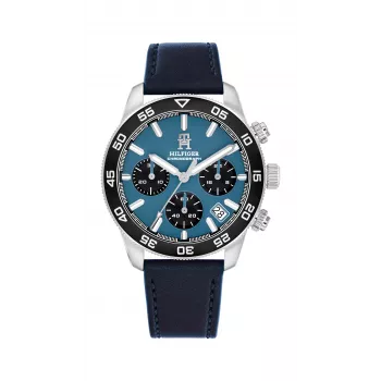 Tommy Hilfiger vyriškas analoginis kvarcinis laikrodis 1792187, 41 mm, nerūdijantis plienas, mėlynas ciferblatas