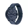 Vyriškas Tommy Hilfiger Damon kvarcinis laikrodis 1791853 44mm mėlynas silikonas