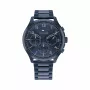 Vyriškas Tommy Hilfiger Damon kvarcinis laikrodis 1791853 44mm mėlynas silikonas
