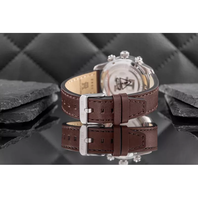 Tommy Hilfiger Vyriškas Damon Kvarcinis Laikrodis 1792163 41mm Nerūdijantis Plienas Mėlynas Ciferblatas