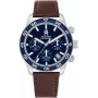 Tommy Hilfiger Vyriškas Damon Kvarcinis Laikrodis 1792163 41mm Nerūdijantis Plienas Mėlynas Ciferblatas