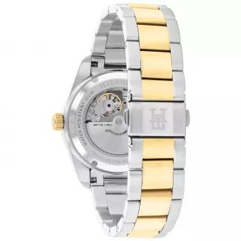 Tommy Hilfiger Vyriškas Deacon Kvarcinis Laikrodis 40mm Mėlynas Ciferblatas Nerūdijančio Plieno Tinklelis