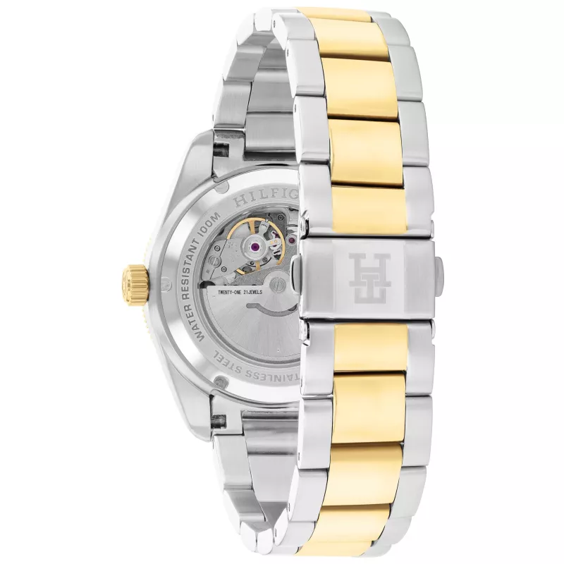 Tommy Hilfiger Vyriškas Deacon Kvarcinis Laikrodis 40mm Mėlynas Ciferblatas Nerūdijančio Plieno Tinklelis