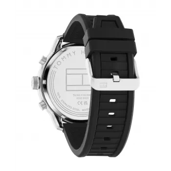 Tommy Hilfiger vyriškas laikrodis Decker Quartz Analog 1792074 44mm nerūdijantis plienas mėlynas ciferblatas