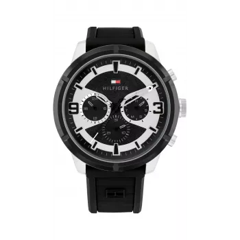 Tommy Hilfiger vyriškas laikrodis Decker Quartz Analog 1792074 44mm nerūdijantis plienas mėlynas ciferblatas
