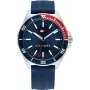 Tommy Hilfiger Men's Decker Quartz Watch 1792009 43mm Blue Dial Stainless Steel