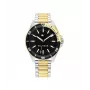 Tommy Hilfiger Men's Decker Quartz Watch 1792013 43mm Blue Dial Brown Leather