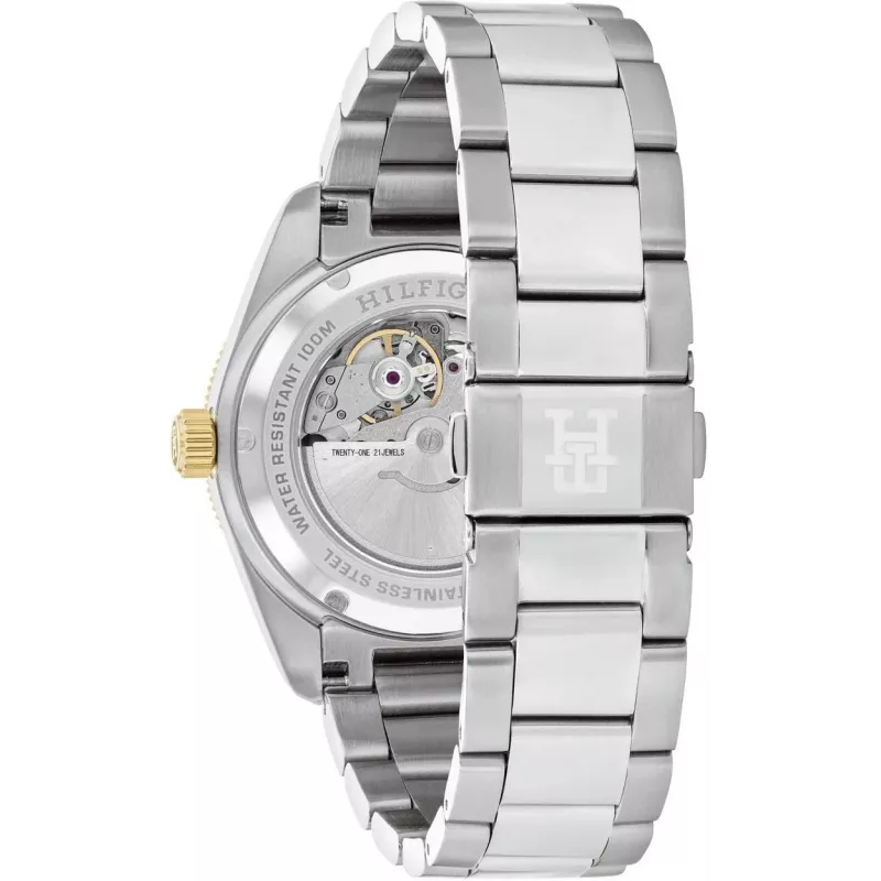 Tommy Hilfiger Vyriškas Decker Kvarcinis Laikrodis 1792155 40mm Mėlynas Ciferblatas Nerūdijantis Plienas