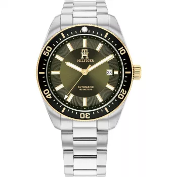 Tommy Hilfiger Vyriškas Decker Kvarcinis Laikrodis 1792155 40mm Mėlynas Ciferblatas Nerūdijantis Plienas