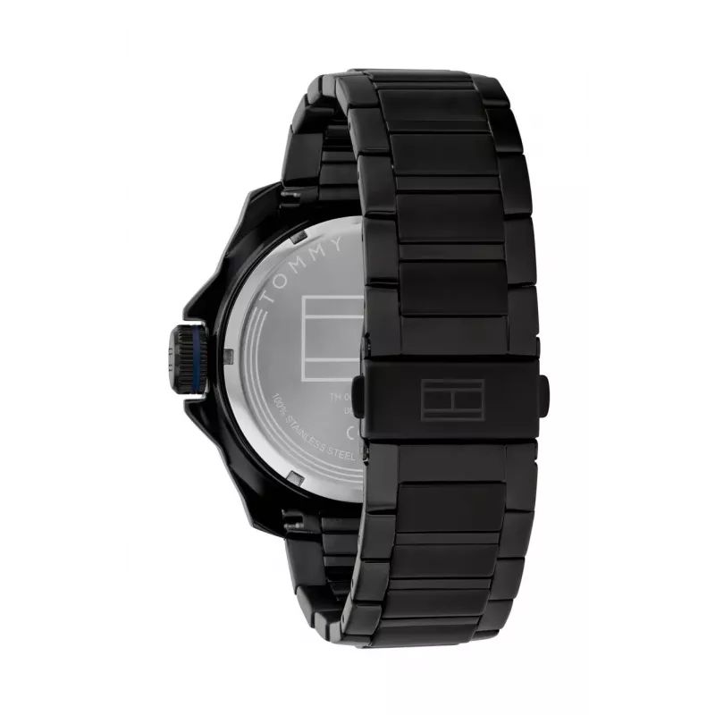 Tommy Hilfiger vyriškas kvarcinis analoginis laikrodis 1792139 49mm mėlynas silikonas