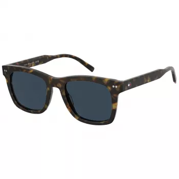 Vyriški Tommy Hilfiger akiniai nuo saulės TH-2184-S-086 Havana rėmelis pilki lęšiai 52mm