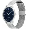 TOMMY HILFIGER Men's TH Sport Quartz Watch 40mm Blue Dial Brown Leather Strap 1710468