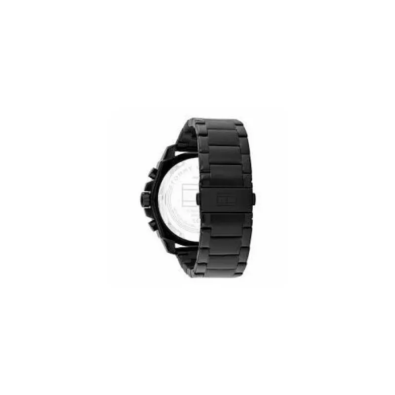 TOMMY HILFIGER Vyriškas laikrodis 1710690 49mm Mėlynas Silikonas Nerūdijantis Plienas Kvarcinis