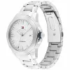 Tommy Hilfiger vyriškas laikrodis 1710695 42mm mėlynu ciferblatu, nerūdijančio plieno tinkleliu