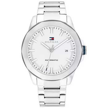 Tommy Hilfiger vyriškas laikrodis 1710695 42mm mėlynu ciferblatu, nerūdijančio plieno tinkleliu